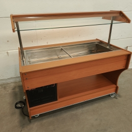 Mobiele gekoelde saladbar 